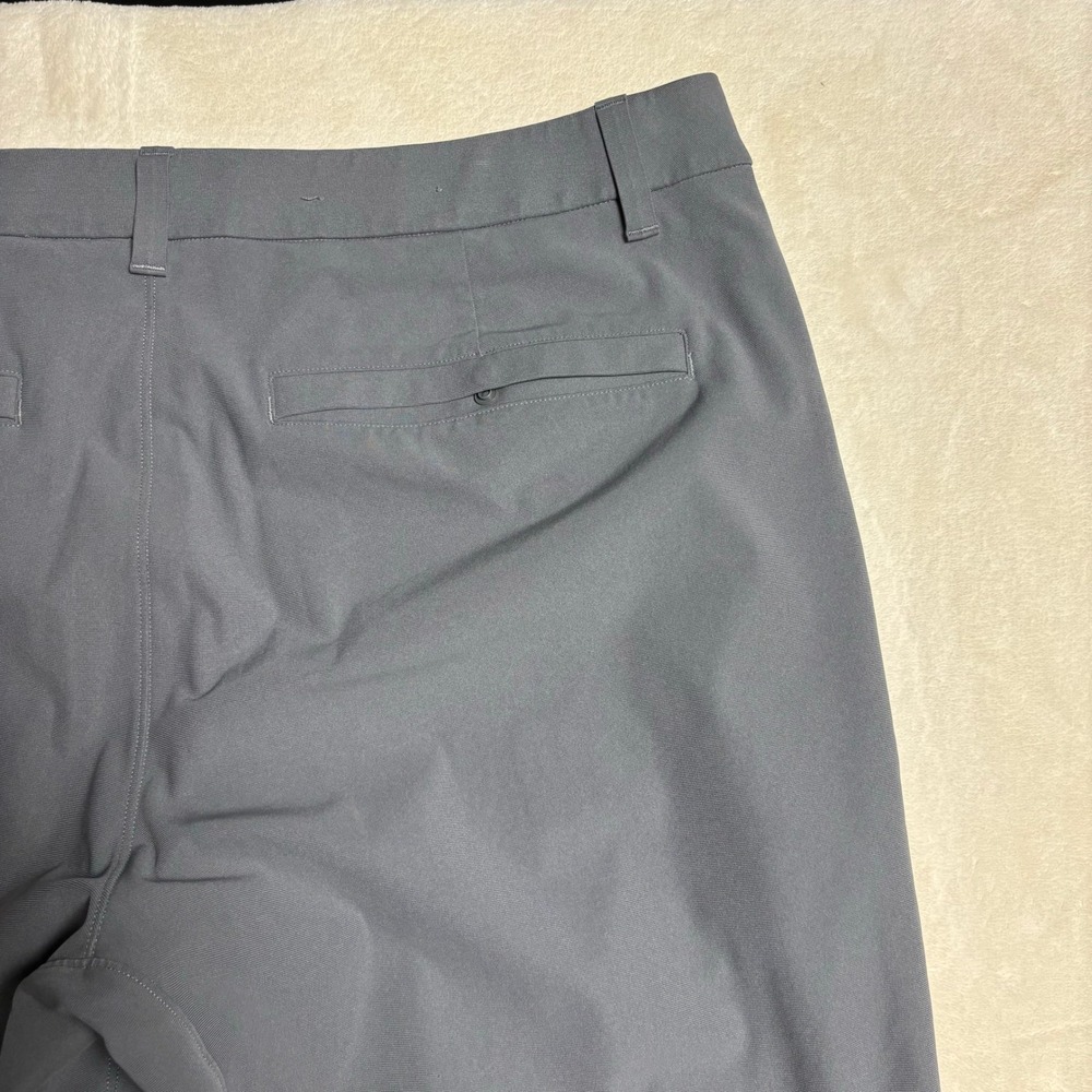 Lululemon Mens ABC Slim-Fit Trousers Warpstreme Size 36 Gray Chino Golf M5AO4S - Picture 8 of 11